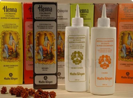 Colorao em pasta super-vitaminada Henna Cobre Natural 200 ml - Radhe Shyam