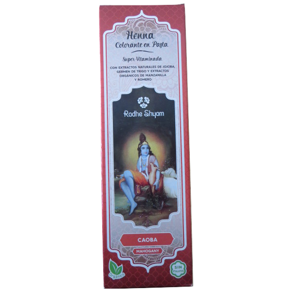 Colorao em pasta super-vitaminada Henna Caju 200 ml - Radhe Shyam