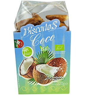 Biscoitos de Coco BIO 220g