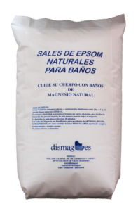 Sais de Epsom para banho 10 Kg Dismag