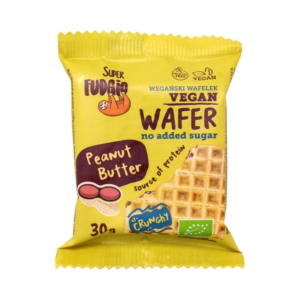 Wafer BIO com manteiga de amendoim sem acar