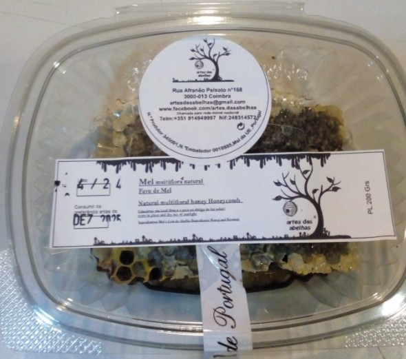 Favo de mel multifloral natural