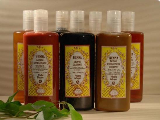 Amaciador colorante Henna para cabelos castanhos 250 ml - Radhe Shyam