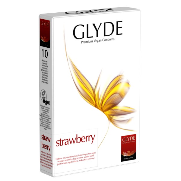 Preservativos morango Glyde (10 unid.)