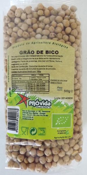 Gro de Bico BIO 500g 